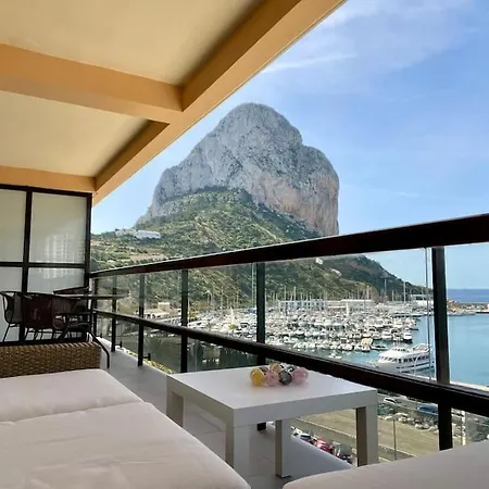 Sicht Auf Ifach, Hafen Und شقة *