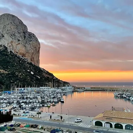 Apartment Sicht Auf Ifach, Hafen Und Calpe