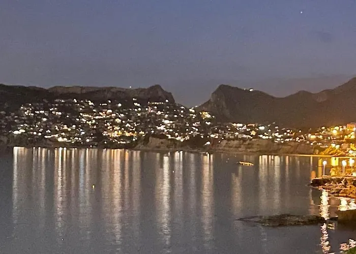 Lejlighed Sicht Auf Ifach, Hafen Und