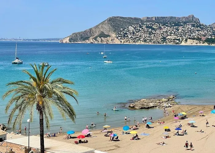 Sicht Auf Ifach, Hafen Und * Calpe